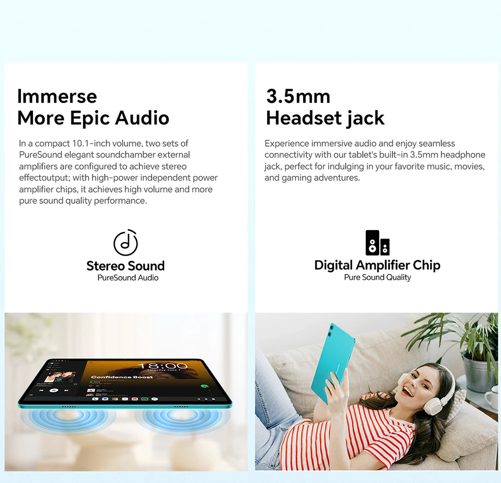 Teclast P30 Tablet Android 14 con Display IPS da 10,1"