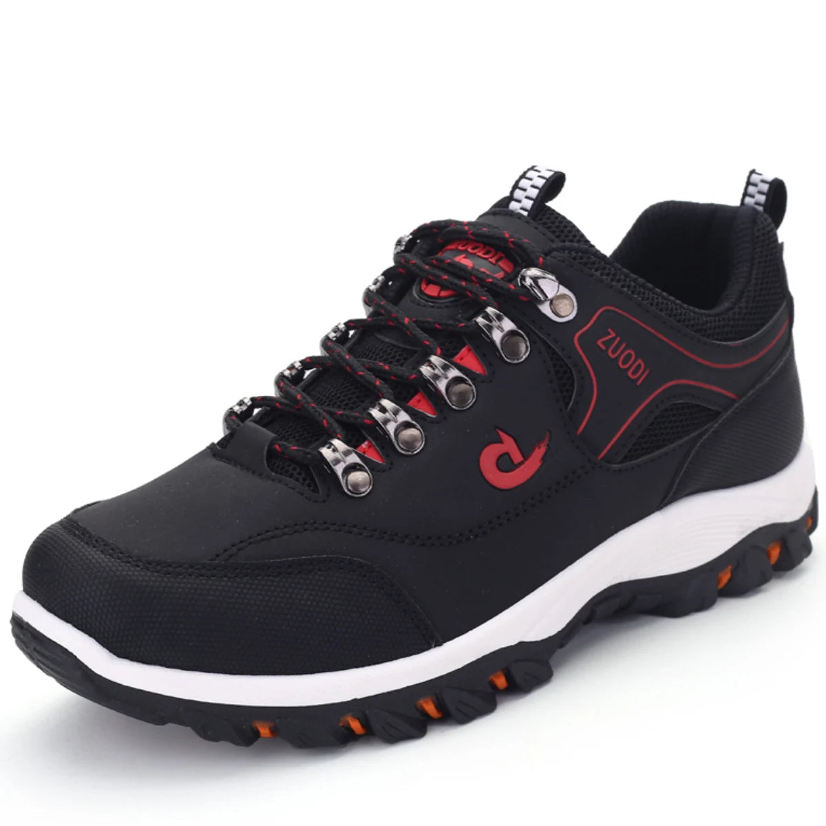 Autumn And Winter Models, Men's Waterproof Hiking Shoes, Outdoor PU Leather Sports Shoes, Wear-Resistant, Walking, Tactical