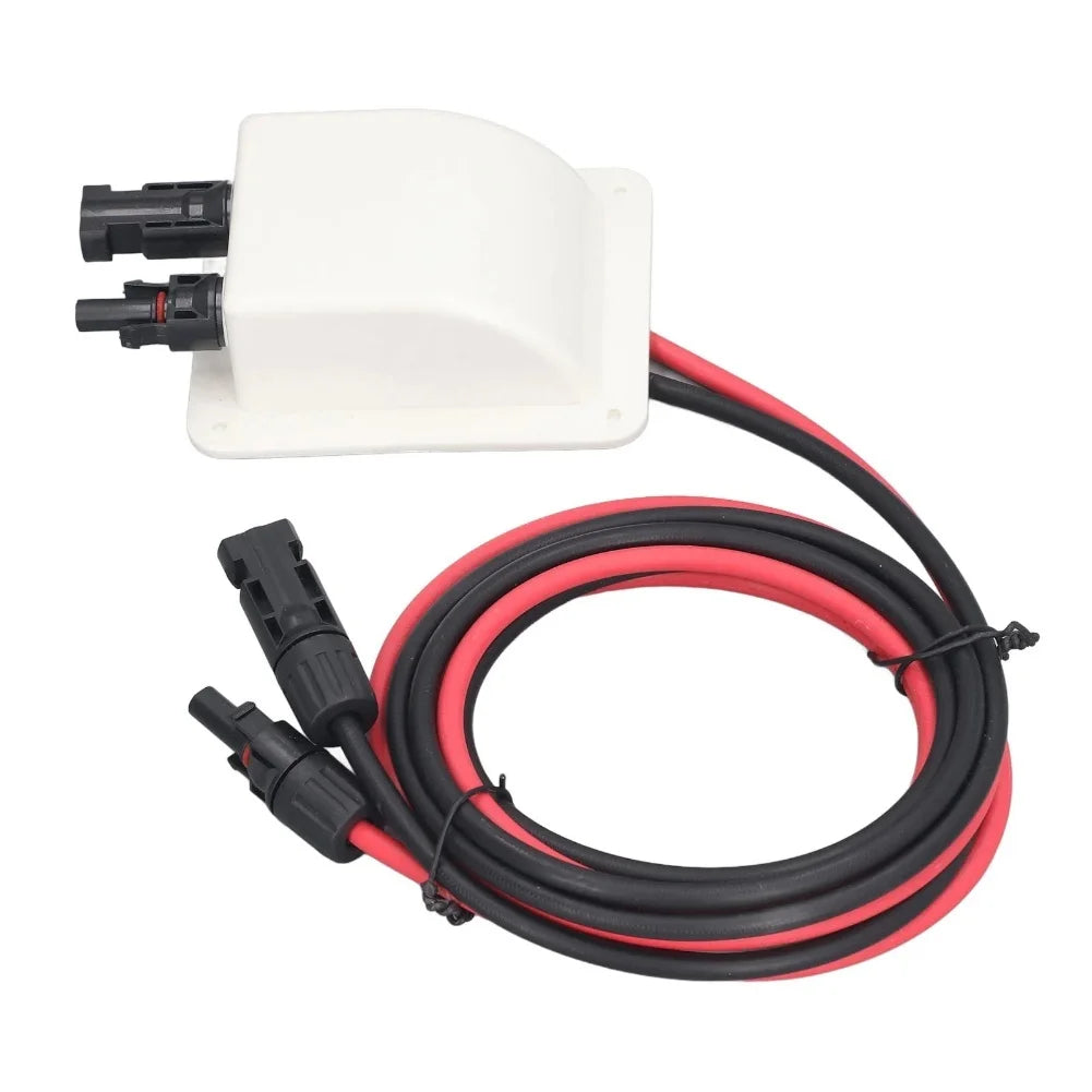 Solar Car Junction Box Solar Extension Wire Cable PV Wire Entry Gland Box Roof Wire For RV Caravan Boat Yacht Auto Accessories