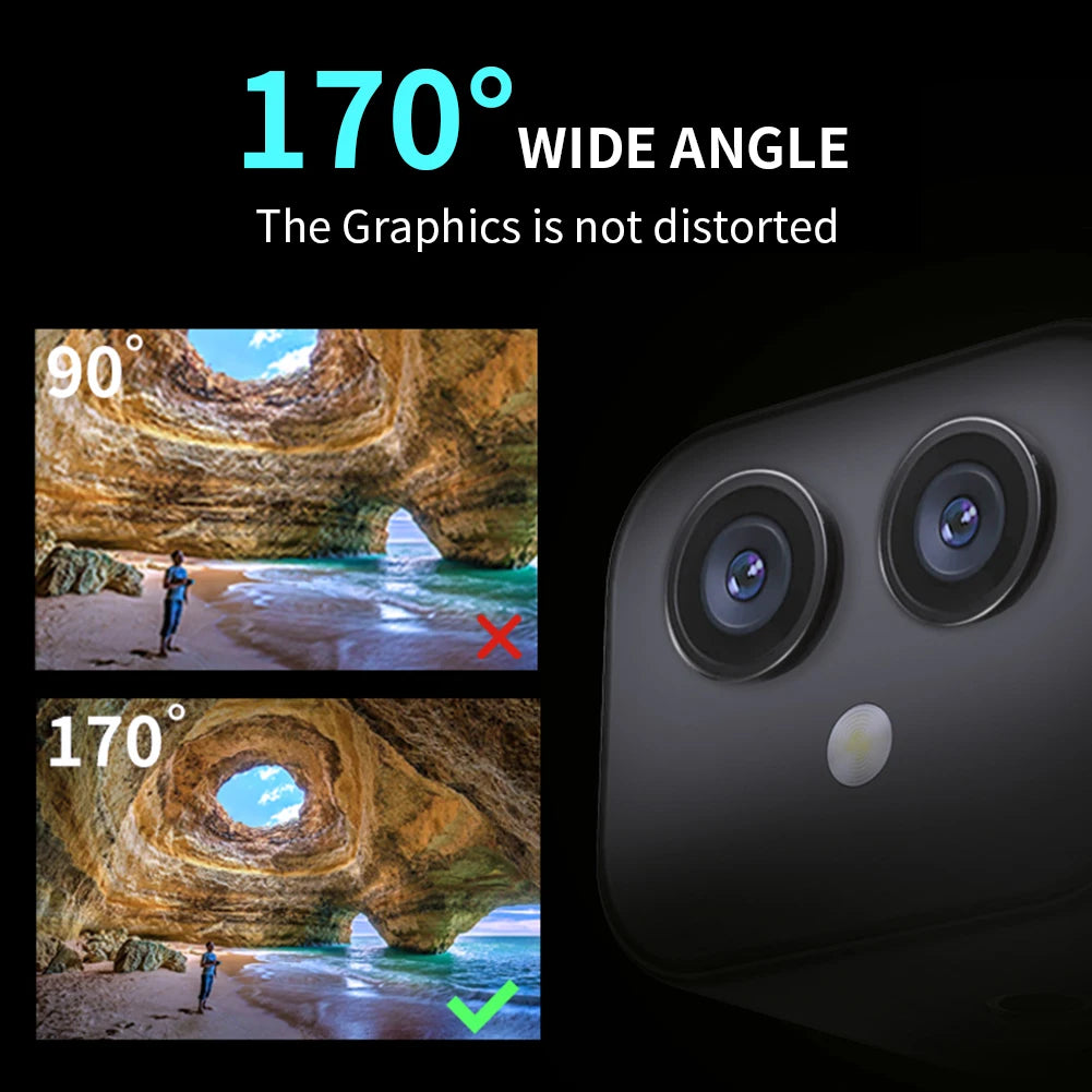 WiFi Mini Camera 4K HD Voice Recorder with Night Vision