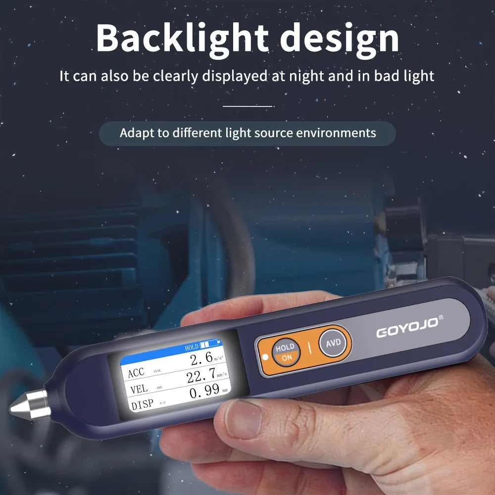 GVB-2 pen-stijl trillingsmeter