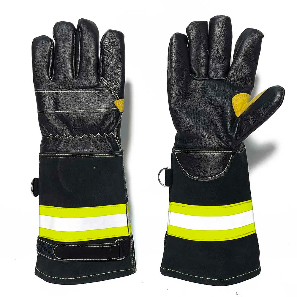 40cm Forest Fire Fighting Gloves with Reflective Strips