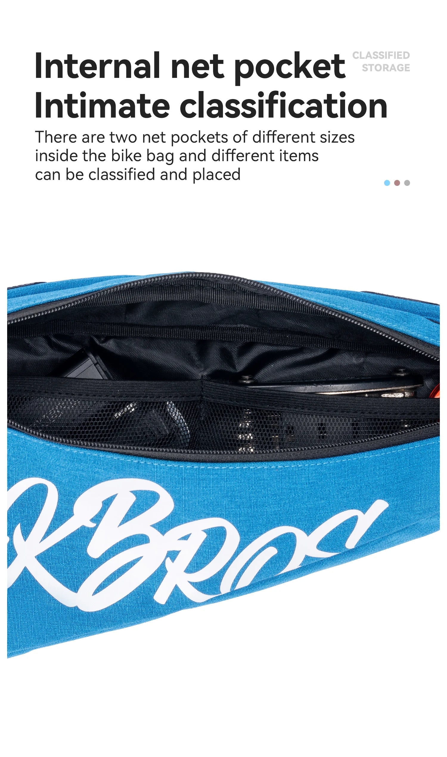 1.9L Waterproof Bicycle Triangle Frame Bag