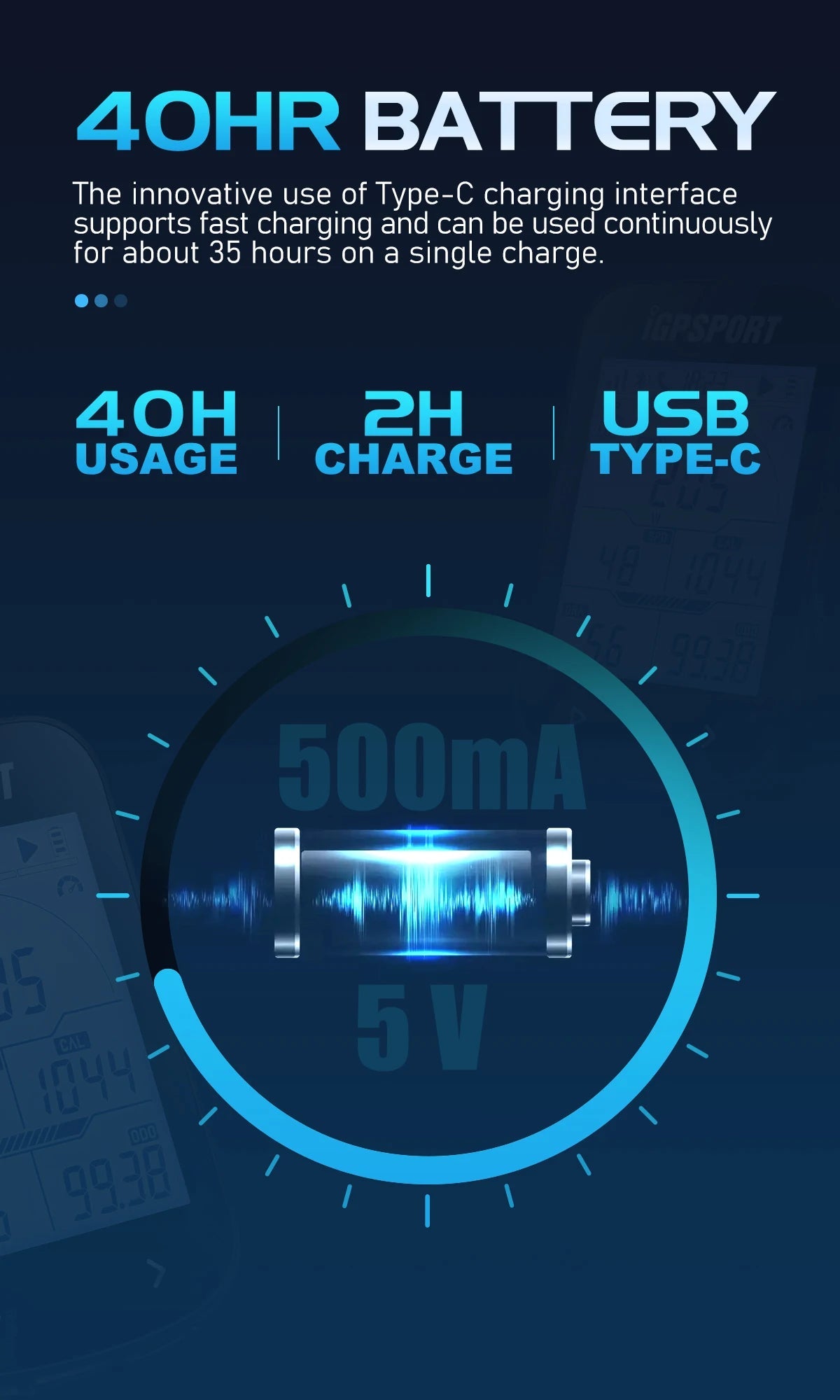 iGPSPORT BSC100S GPS Odometer Cycling Bike Computer Sensors Cycl Speedomet Riding Cycling Speedometer 2.6‘’ large screen