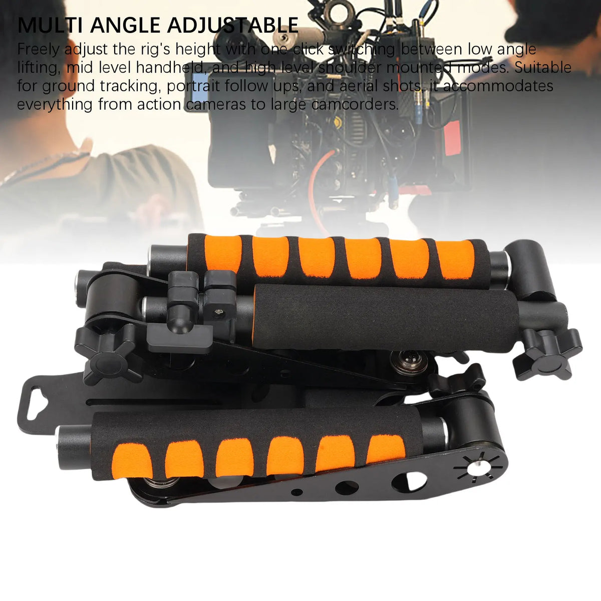 Folding Camera Shoulder Support Rig