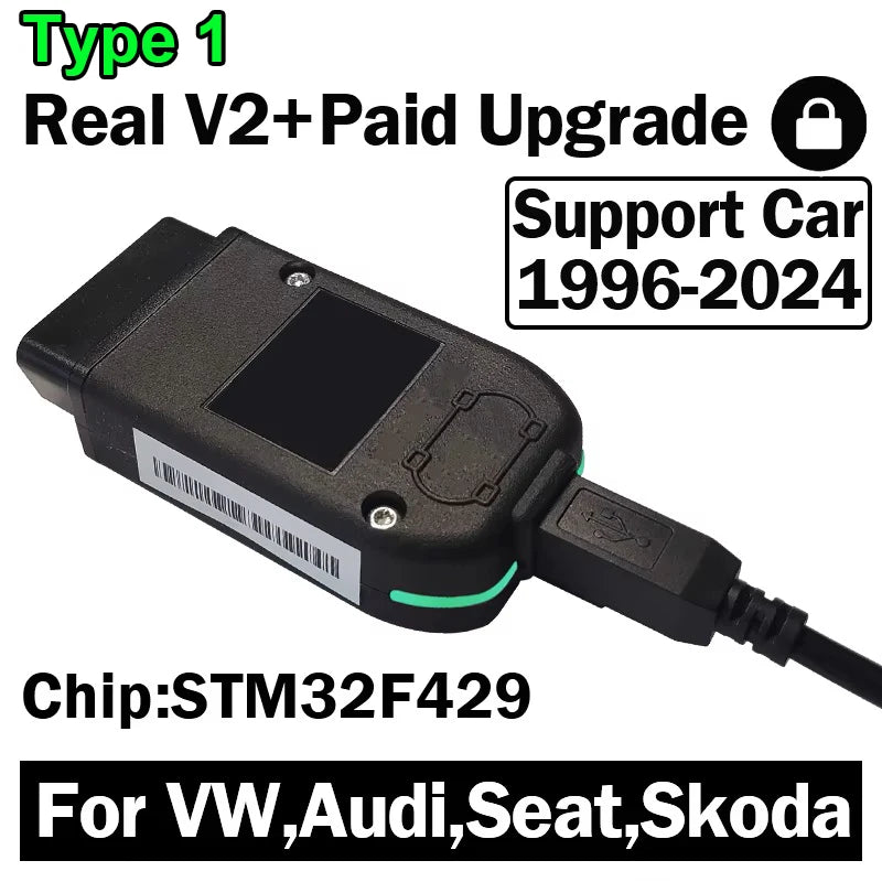 HEX V2 VAG COM Diagnostic Interface with STM32F429