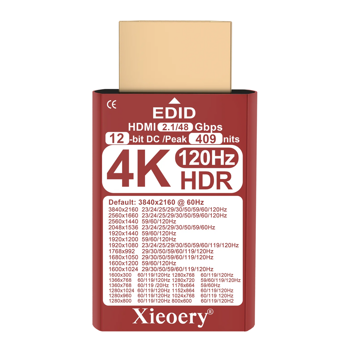 X-16 HDMI EDID Emulator for Headless PCs