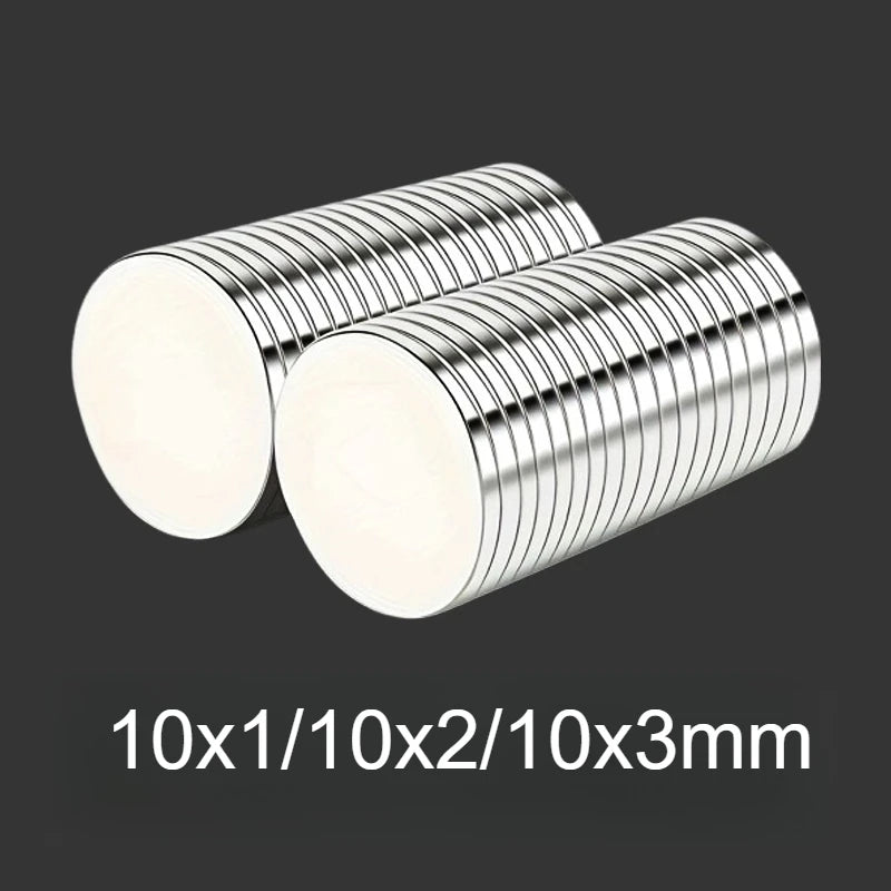 10x1/10x2/10x3 mm-20/50/100 ks kruhové magnety do chladničky, široko používané v kanceláriách, DIY, tabuľová doska, kuchynské náradie, skladovanie, nechty, umenie