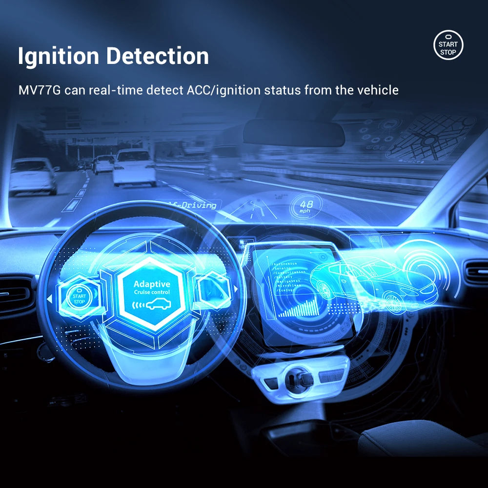 4G GPS Tracker Mini MiCODUS MV77G Cigarette Lighter Vehicle GPS Tracking Wireless Car Charger SOS Fast Charging Voice Monitor