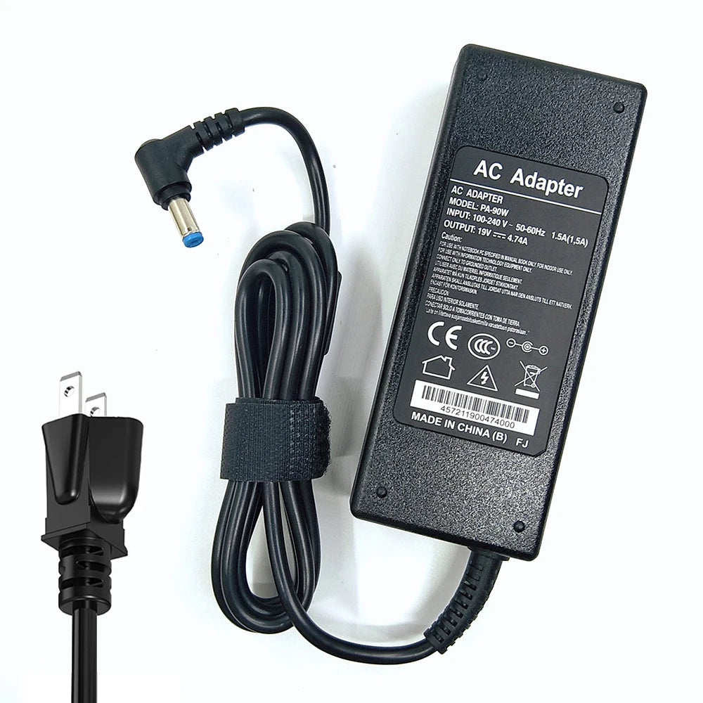 Adaptateur secteur pour ordinateur portable 90 W, 19 V, pour certains modèles Acer