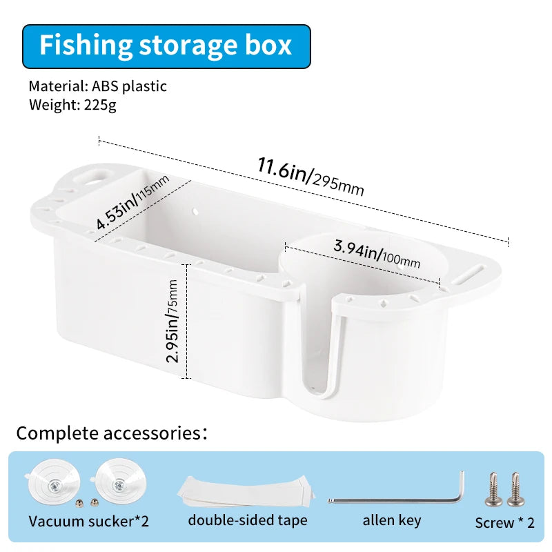 Organizer voor bootconsole, bekerhouder, telefoon- en drankjeshouder, voor boot, jacht, ponton en viscabine, multifunctioneel en universeel