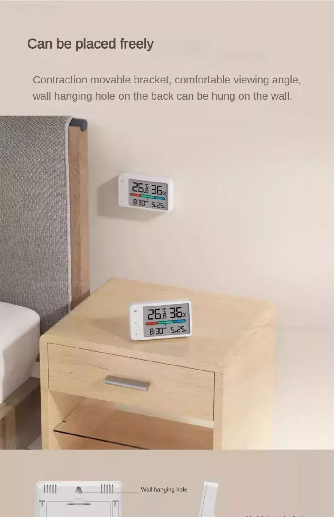 Xiaomi MiaoMiaoCe Intelligent Thermometer Hygrometer Meter Multi Function Clock Digital Display Weather Station Sensor for Home