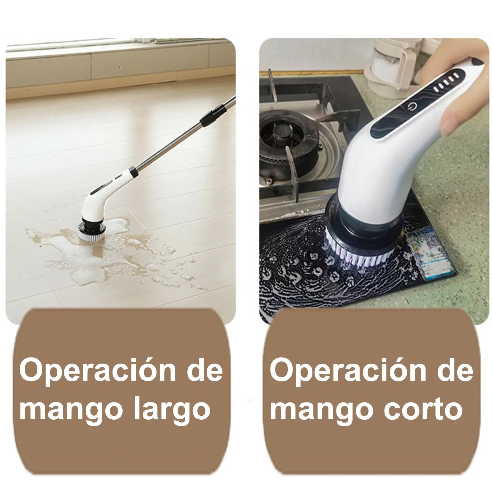 9'ü 1 Arada Elektrikli Temizlik Fırçası – Çok Fonksiyonlu Kablosuz Temizlik Aracı