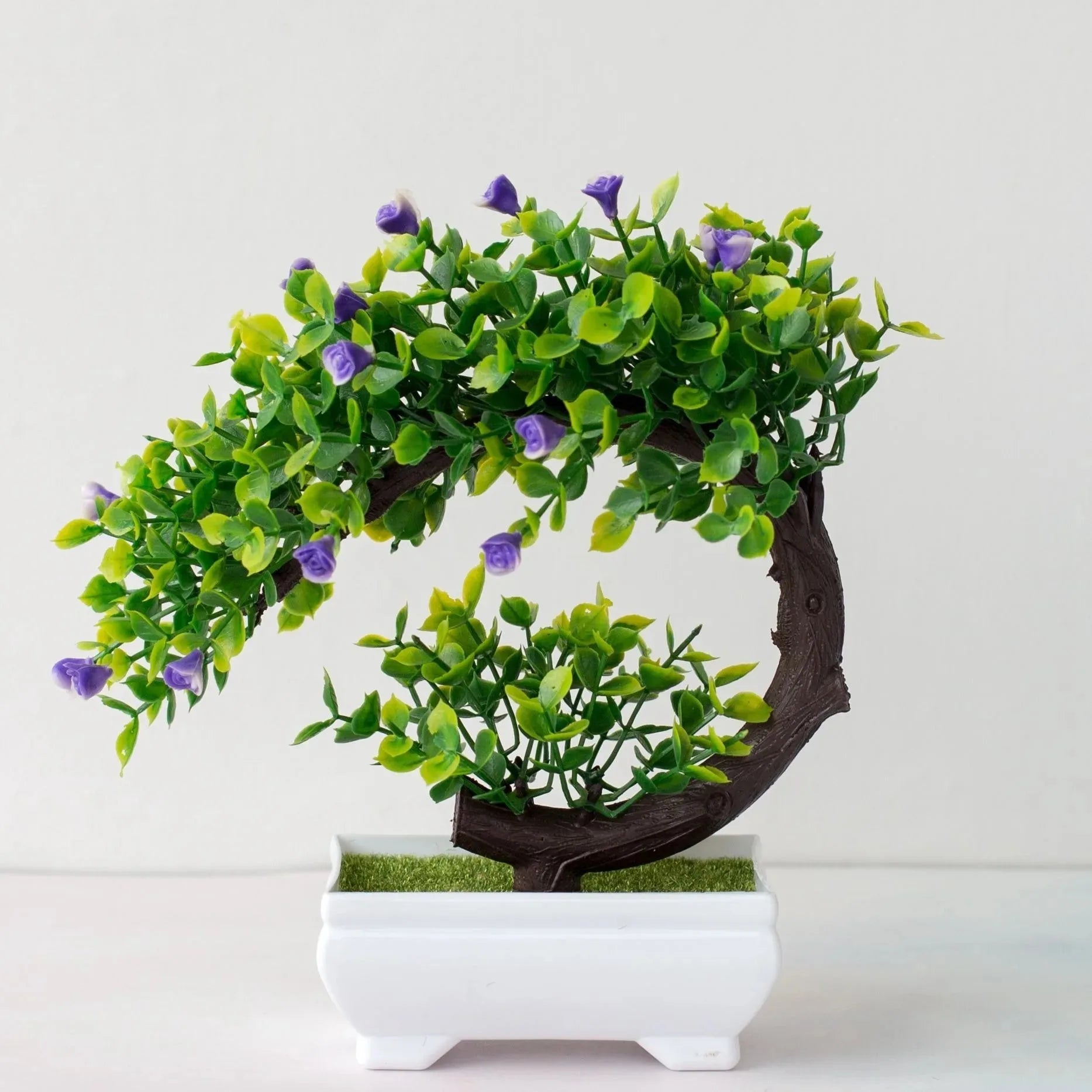 Artificial Plants Bonsai Simulated Tree Potted Plants Fake Flowers Table Potted Ornaments