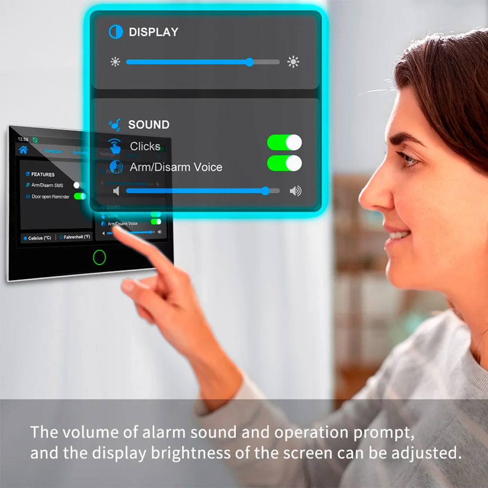 Entregas Rápidas KERUI Tuya WiFi+4G Sistema de Alarma para Hogar con 7 pulgadas Pantalla Táctil desde Almacén de ES Protección de Alarma