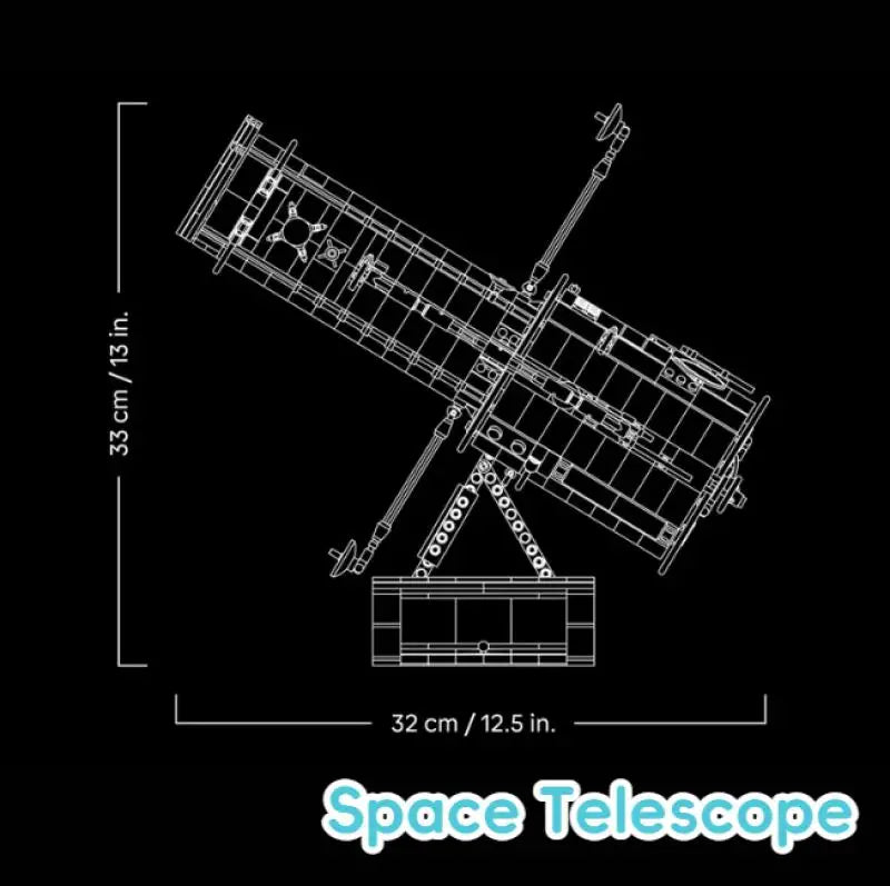 Astronomi Instrumentbyggesæt - 1252 stk