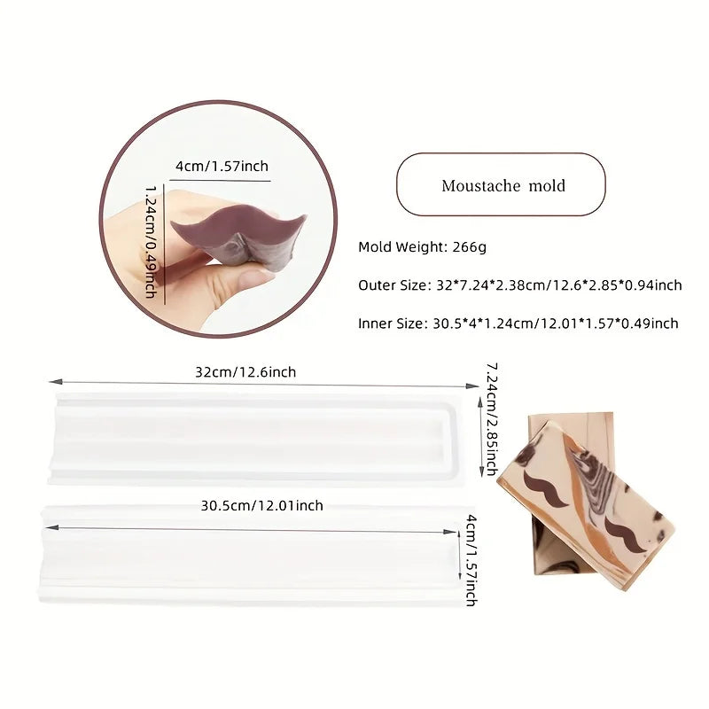 Silicone Tube Soap Mould — Shape Options