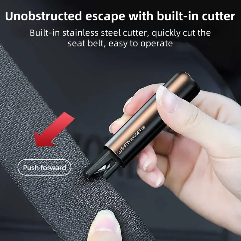 Vehicle Window Breaker and Seat-Belt Cutter