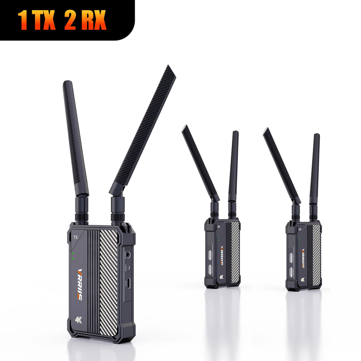 4K Wireless HDMI Transmitter and Receiver 5G Dual Band 350m Extender Kit