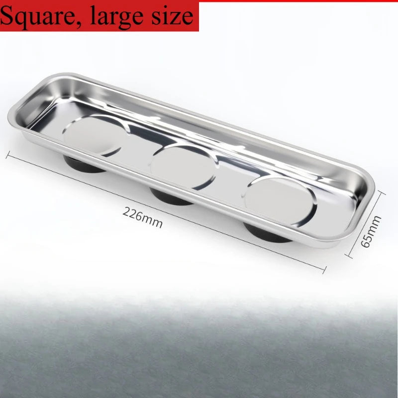 Magnetic Metal Parts Tray for Screws and Fastenings