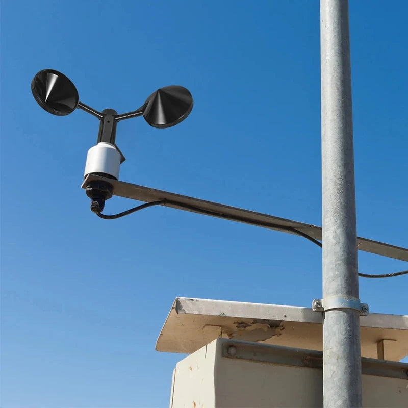 Three-Cup Anemometer Rotor, 150 mm, Black ABS
