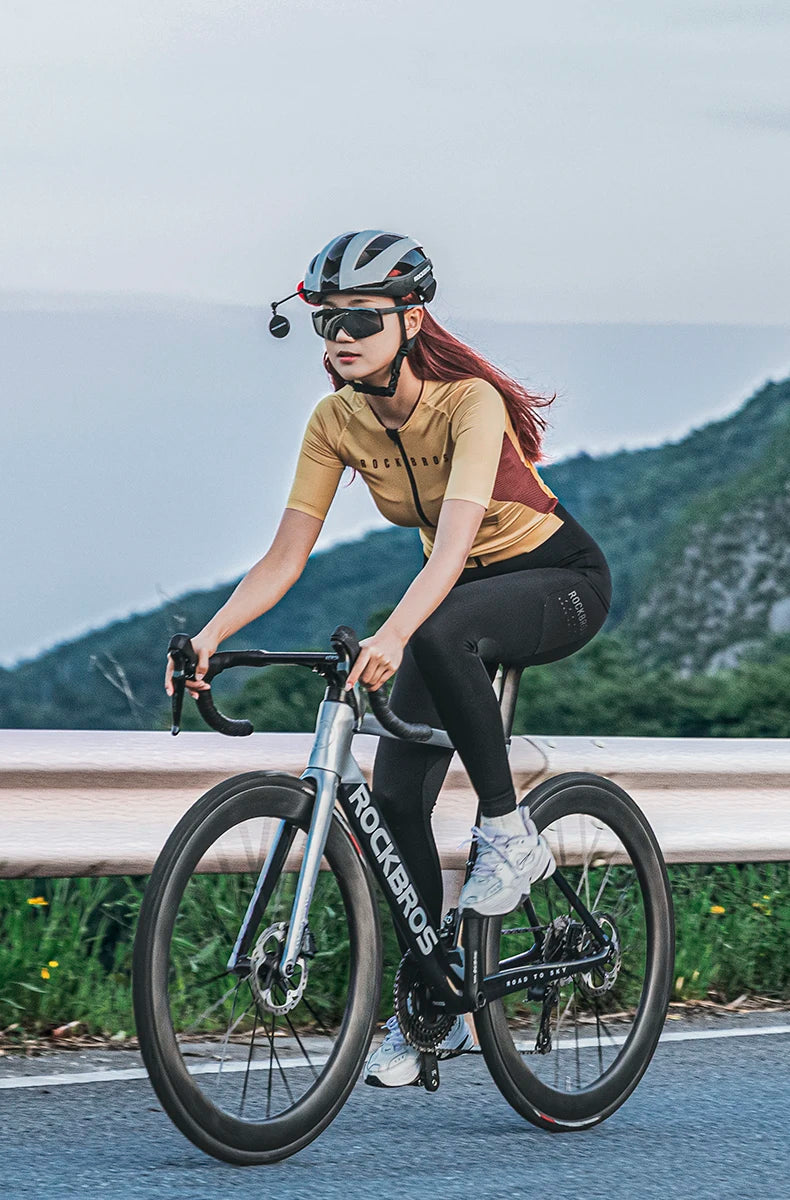 Bicycle Helmet Rearview Mirror with 360° Adjustable Viewing Angle