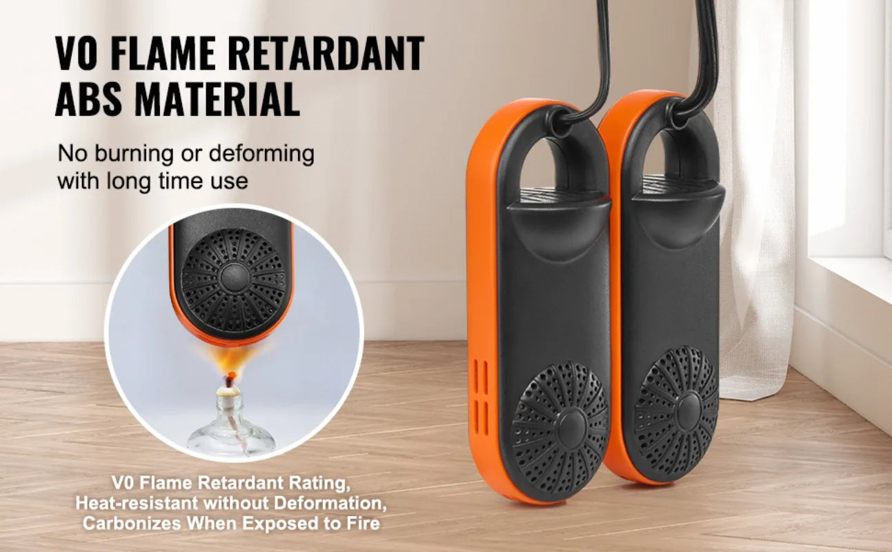 Portable Electric Shoe Dryer & Deodorizer for Boots and Shoes