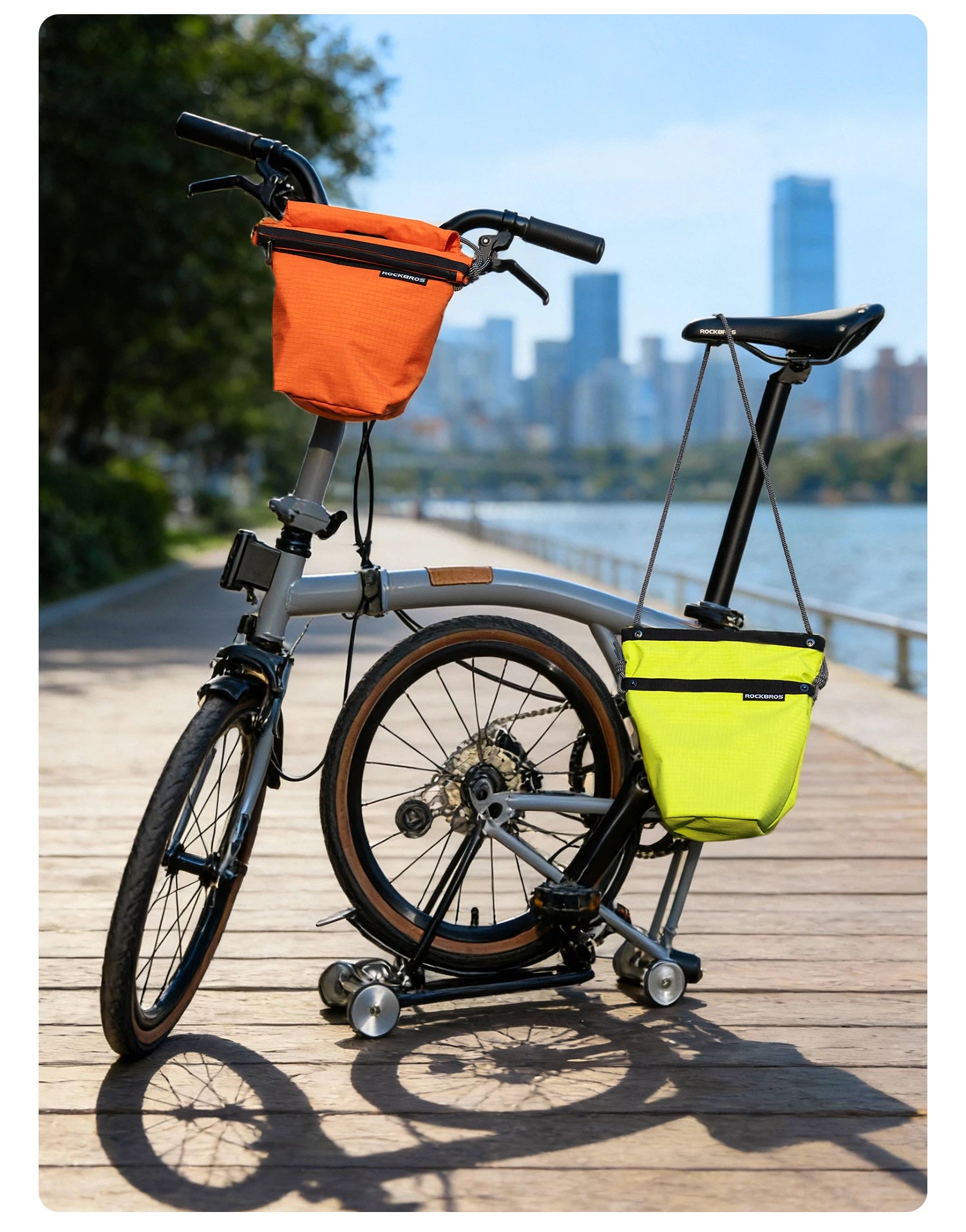 2.5L Waterproof Bike Handlebar Bag with Quick Release Mount