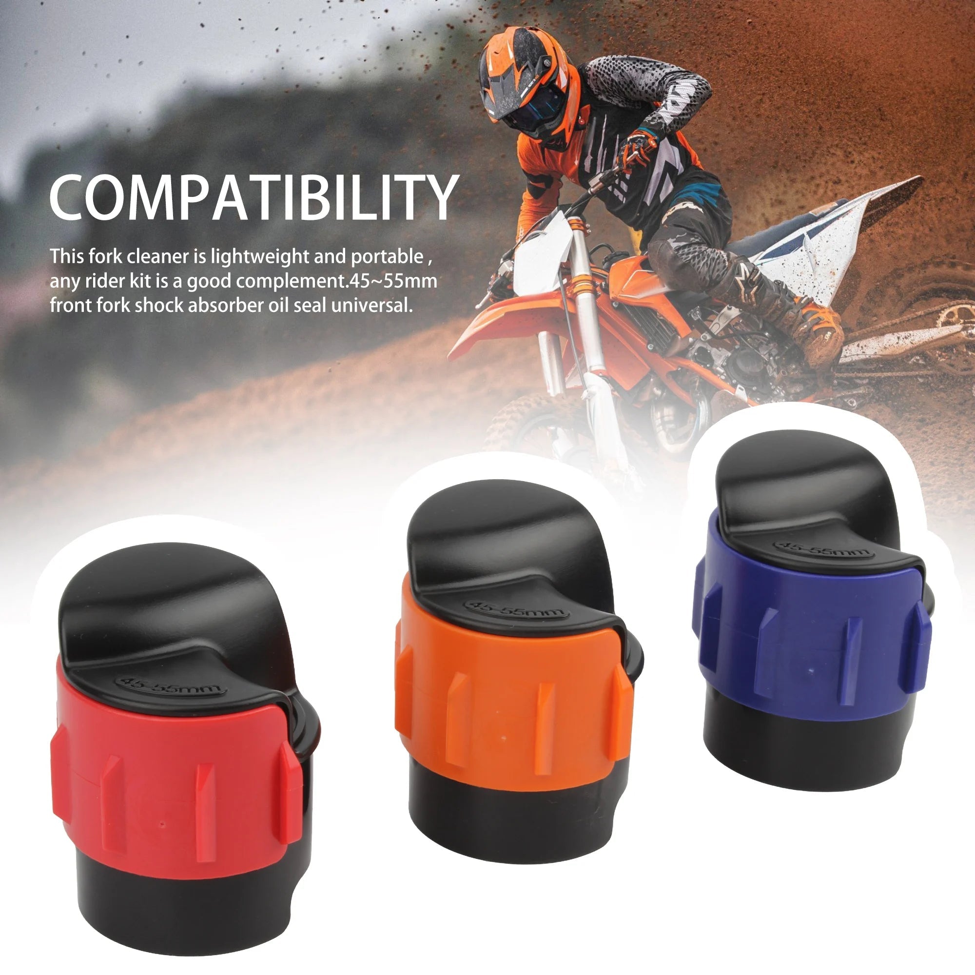 Dirt Pit Bike Front Shock Absorber Cleaner Tool For Motorcycle ATV Suspension Maintenance Kit Professional Motocross Accessories