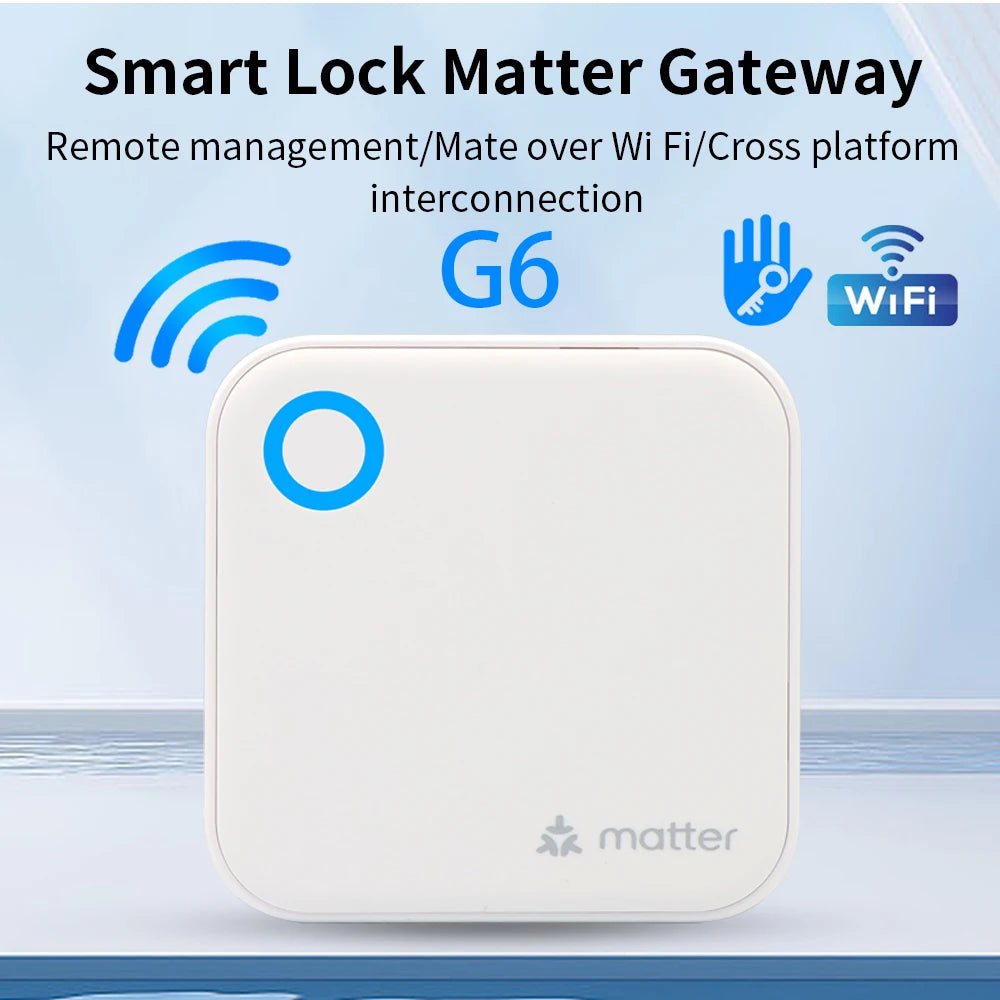 G2 G5 G6 TTlock Gateway Can Connect to 5G WiFi TTLock Or TTHotel APP G5 WiFi Gateway 2.4G&5G WiFi For Remote Control Smart Lock