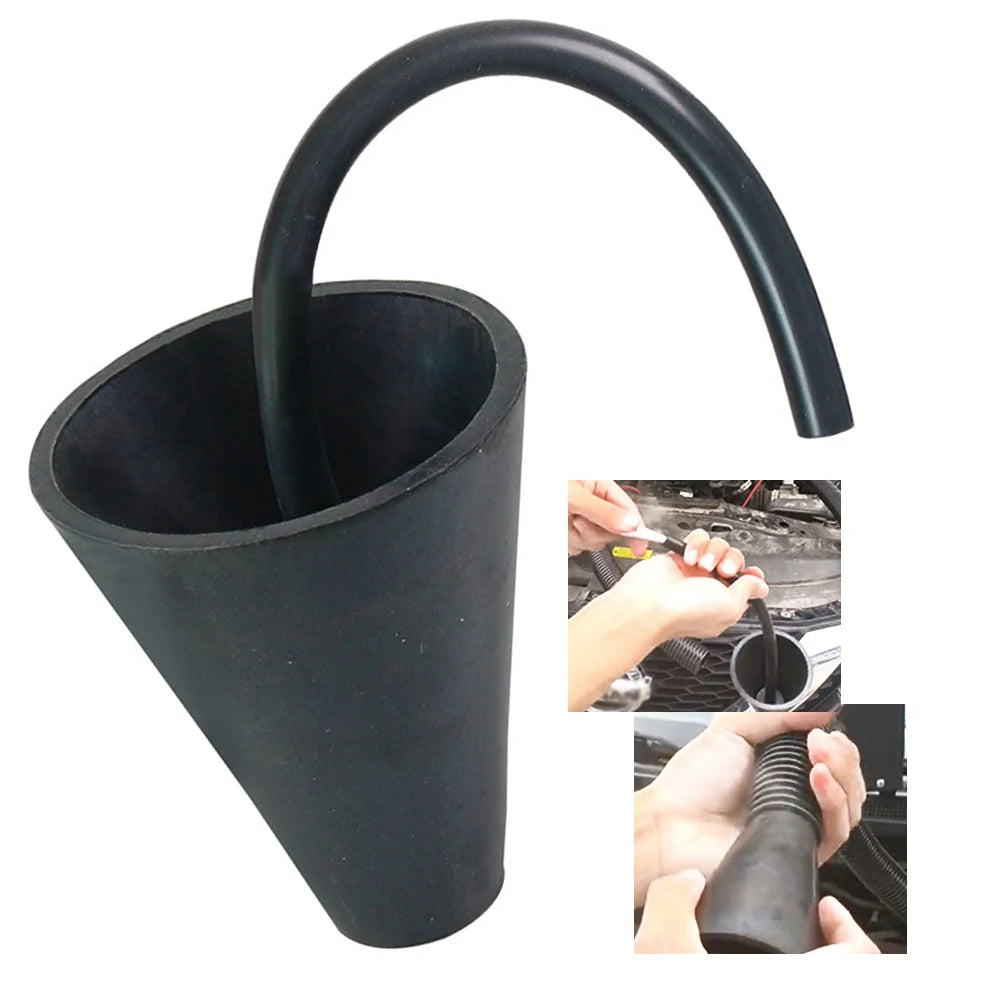 Detetor de fugas por fumo para automóvel, cone de fumo, adaptador para tubo de escape e entrada de ar, acessórios para máquina de fumo automóvel