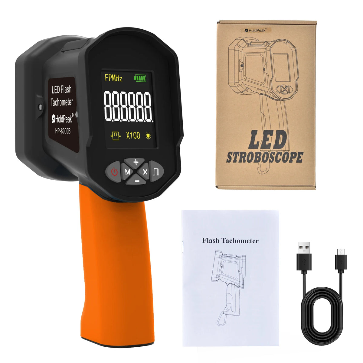 Estroboscópio LED Portátil Recarregável