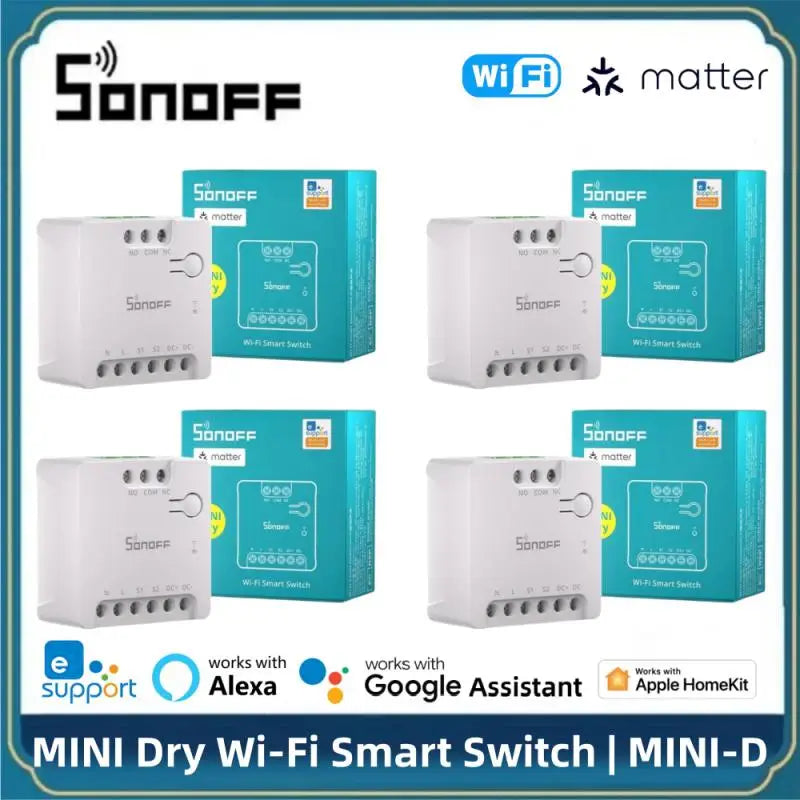 Releu cu contact uscat MINI-D Matter Wi-Fi