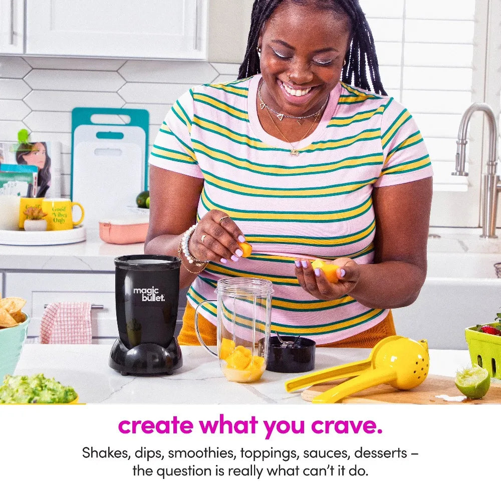 4 Piece Personal Blender, Black