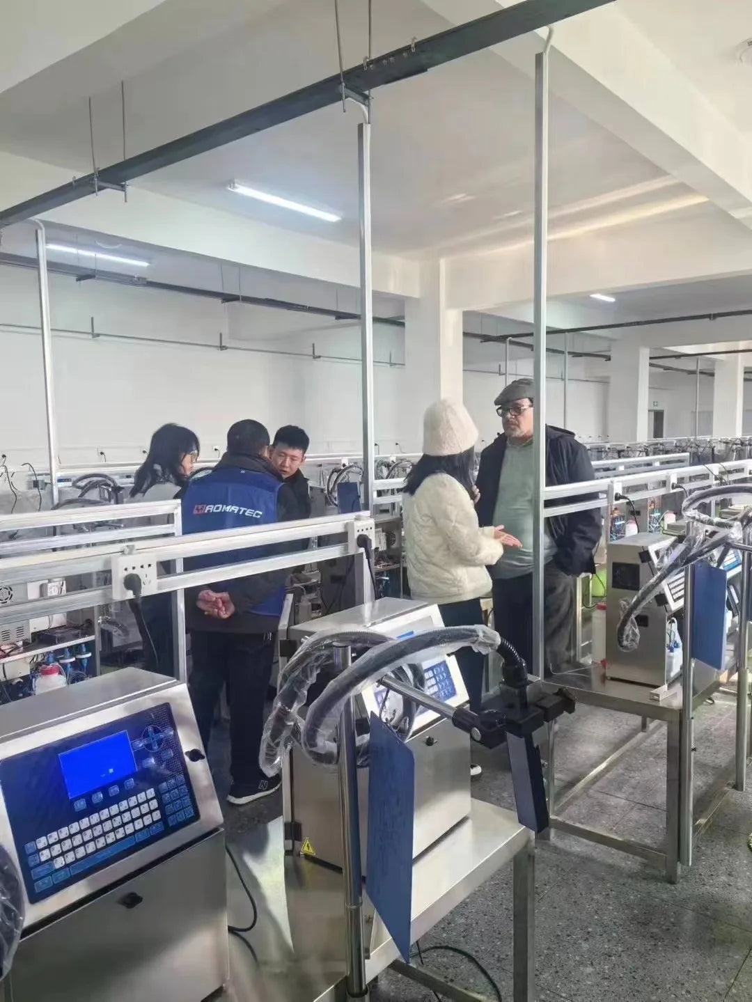 TIJ Inkjet Coding Printer 12.7mm Expiry Date & Batch Printer