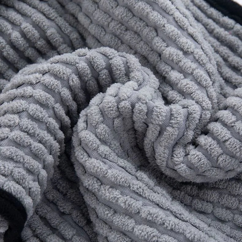 Ręcznik do suszenia zwierząt Chenille z kieszeniami na ręce