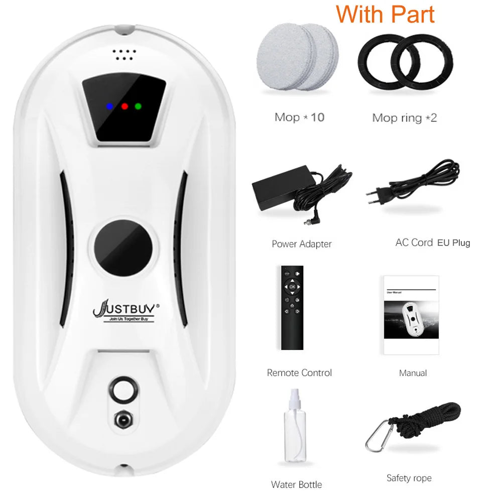 Remote-Controlled Window Cleaning Robot