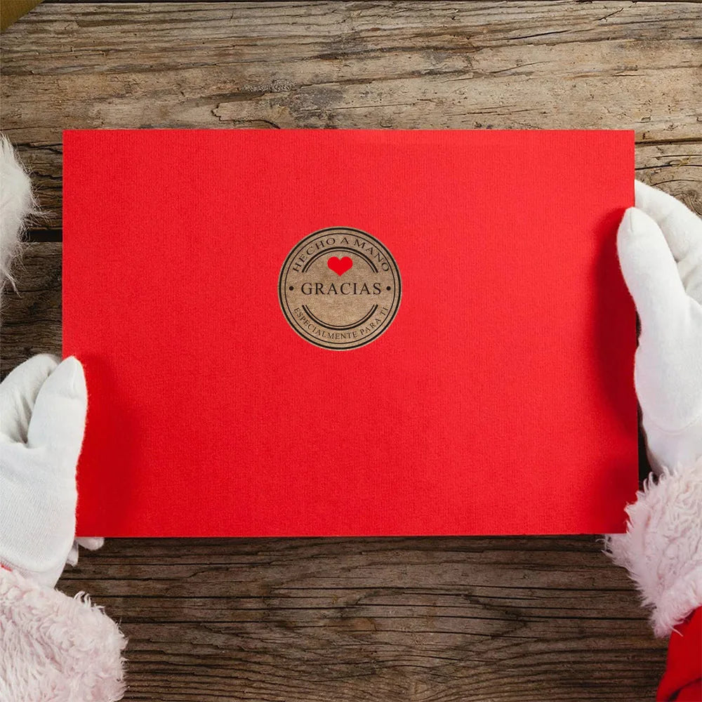 Gracias Gift Stickers – Handmade Scrapbook & Stationery Labels
