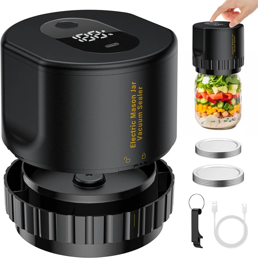 Machine de mise sous vide à conserve en Mason rechargeable