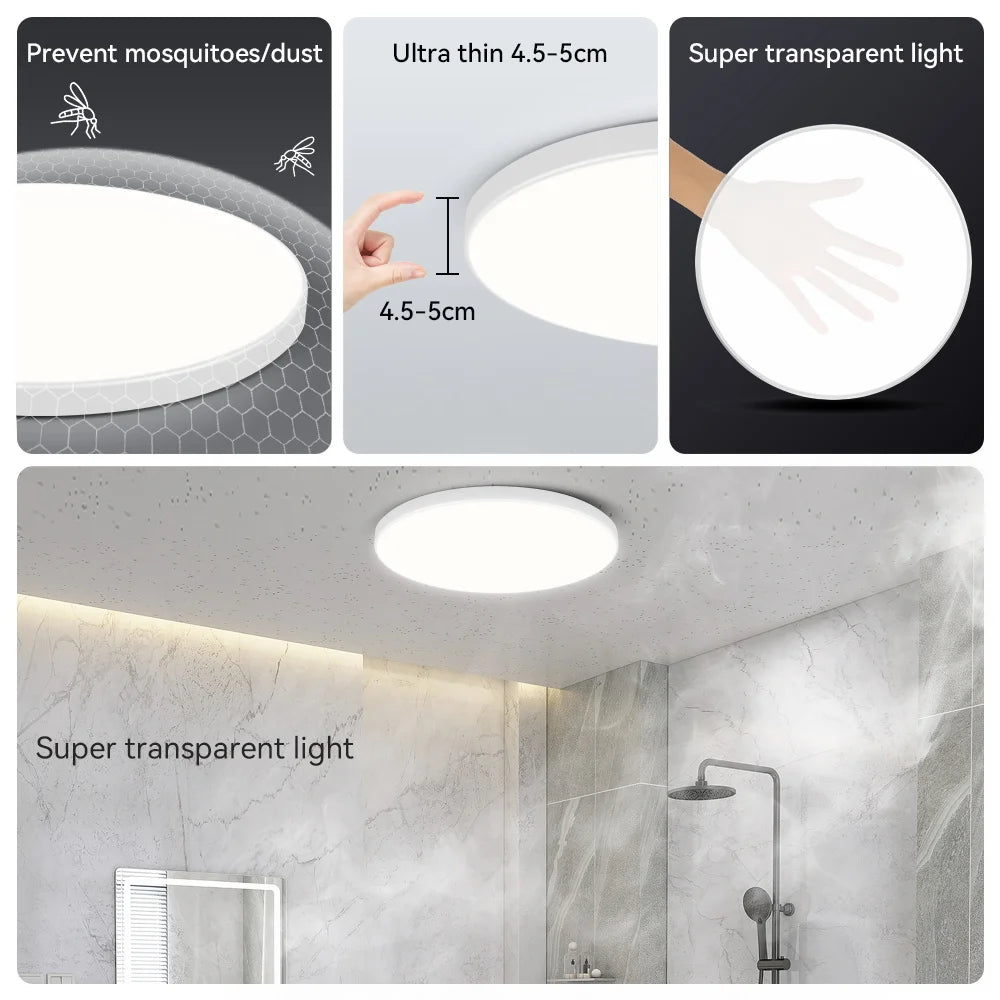 Motion-Sensor LED Ceiling Light