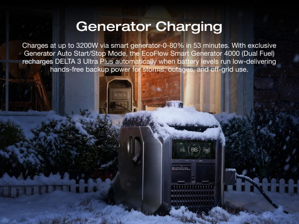 Portable Power Station 3072Wh 3600W LiFePO4 for Trolling Motor