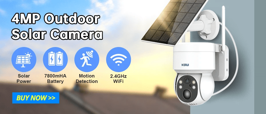 4K WiFi vnútorná bezpečnostná kamera s automatickým sledovaním a nočným videním