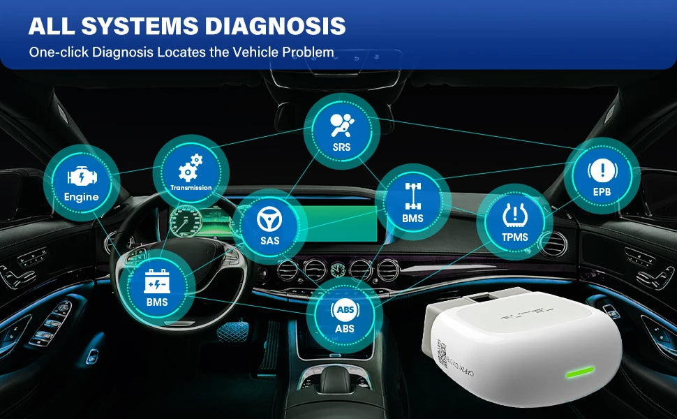 Autel AP200 Bluetooth OBD2 Scanner Full System Car Diagnostic Tool