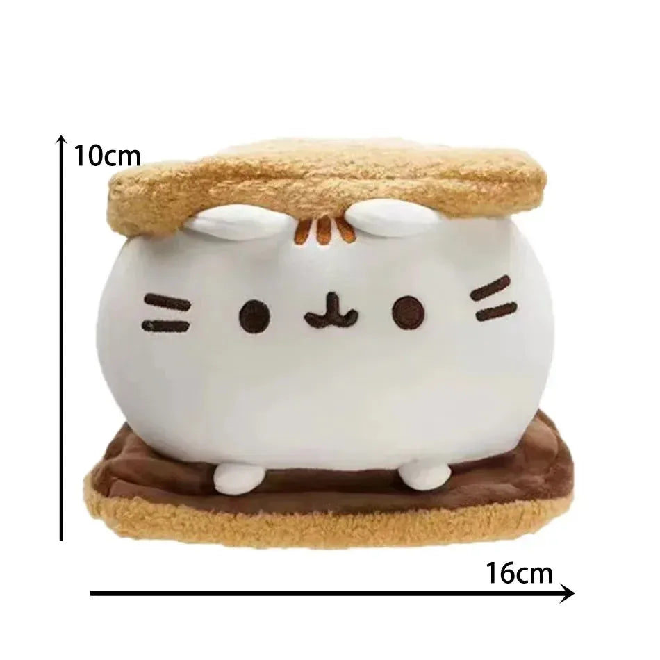 Muñeco decorativo de peluche con temática de gatos