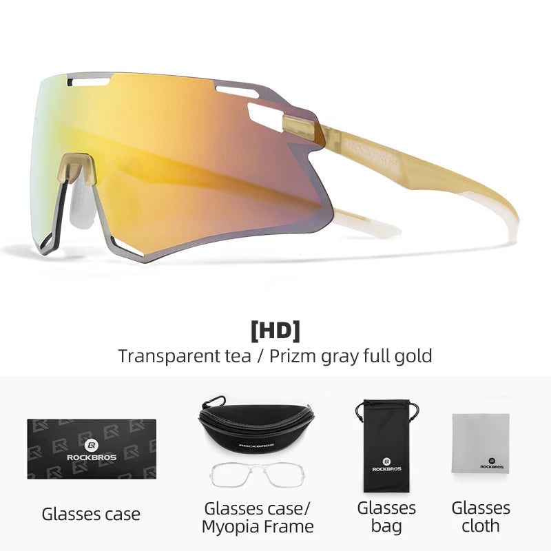 Photochromic Cycling Glasses with TR90 Frame