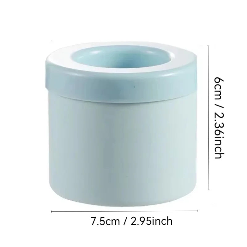 Zylindrische Eiswürfelform aus Silikon