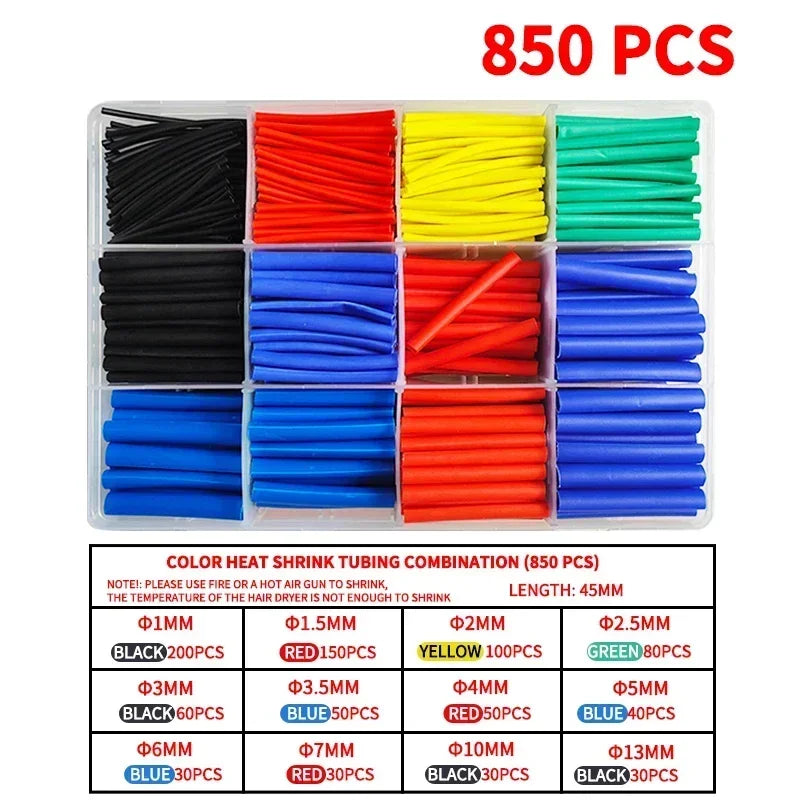 2:1 Heat-Shrink Tubing Assortment for Wire Repairs