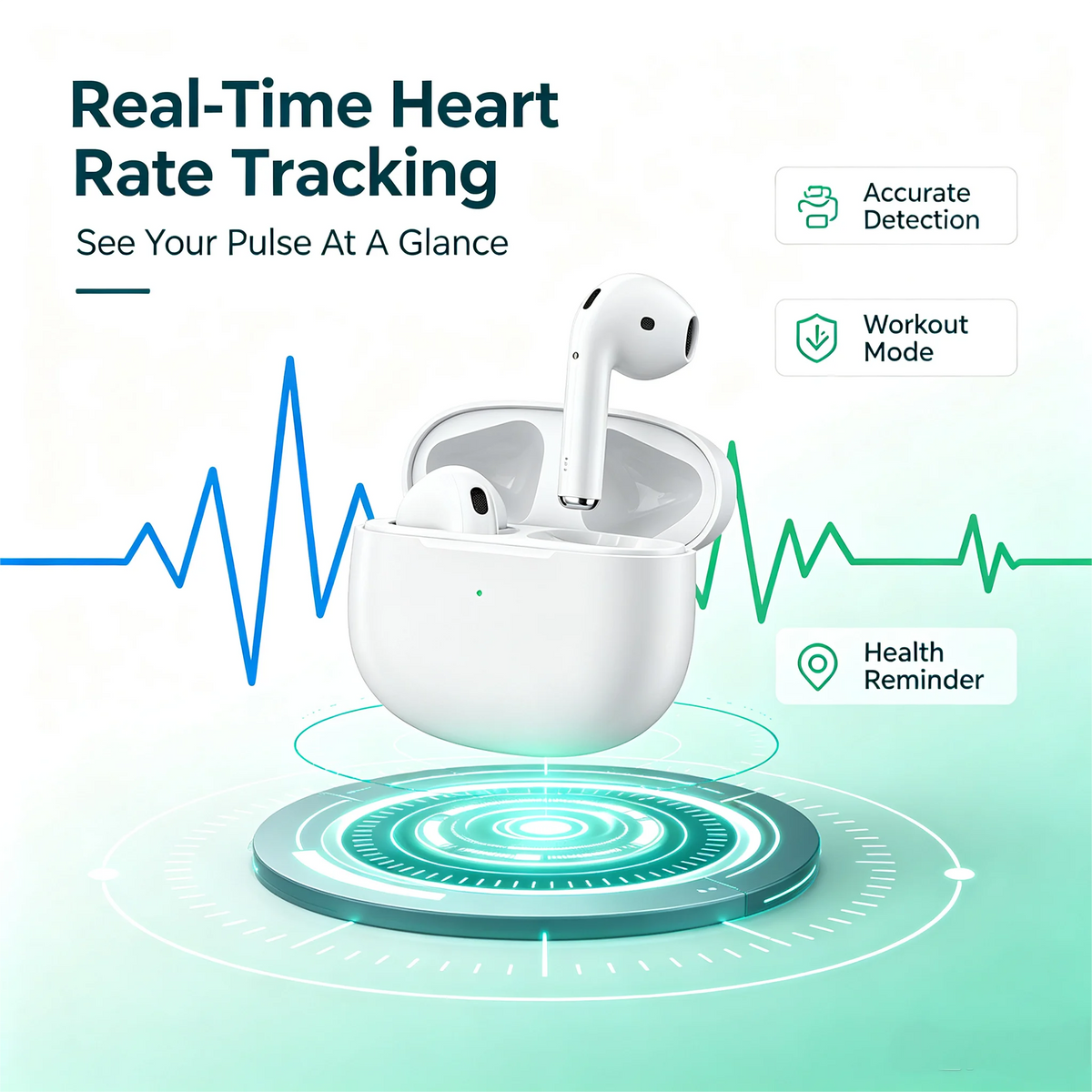 Wireless Bluetooth TWS Earbuds with Noise Cancelling