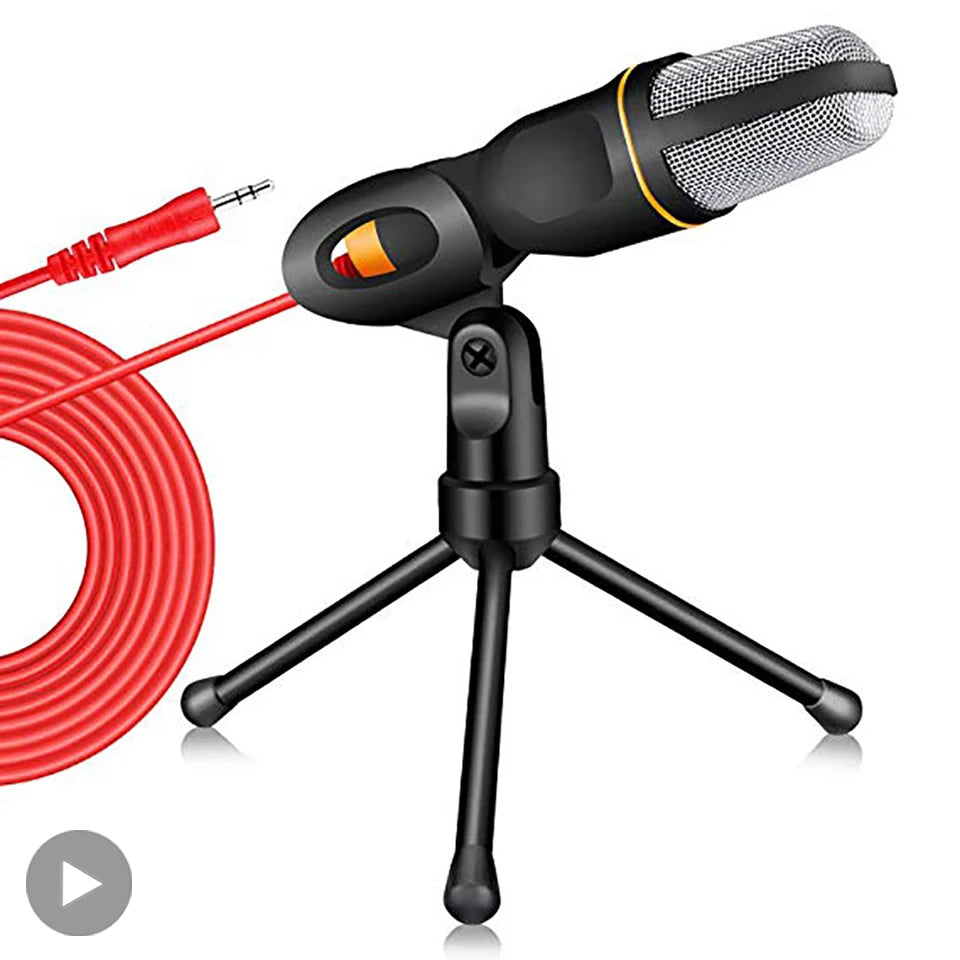Professional Condenser Wired Microphone Mic For PC Karaoke Sound Room Gaming Audio Sing Machine System Live Streaming Kits Gamer