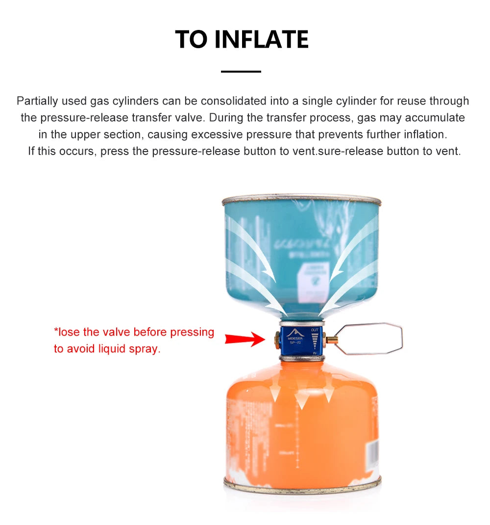 Camping Stove Propane Refill Adapter Gas Filling Tool